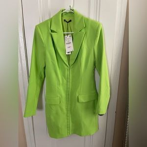 Zara Green Blazer Dress